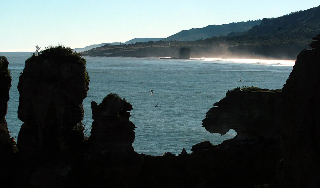 Time and tide erode rocks at Punakaiki on the west coast of the South Island of New Zealand. (Ross Land/Getty Images)