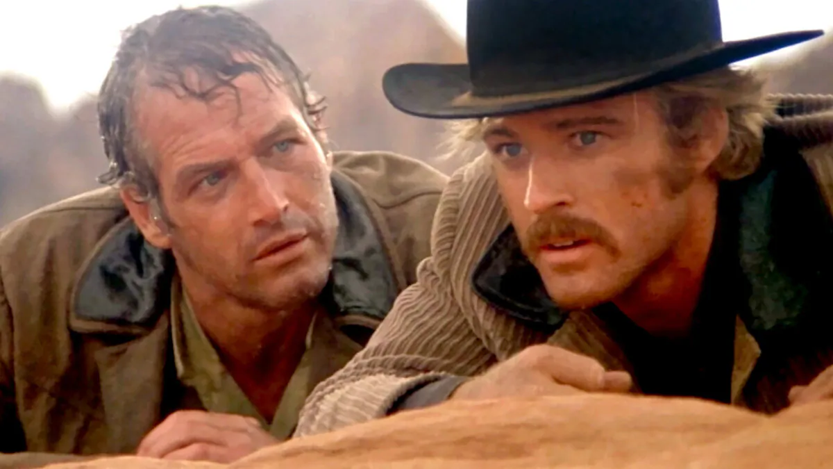 Butch Cassidy (Paul Newman, L) and the Sundance Kid (Robert Redford), in "Butch Cassidy and the Sundance Kid." (20th Century Fox)