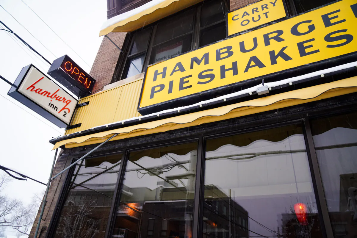 A view of the Hamburg Inn No. 2 in Iowa, City, Iowa, on Jan. 13, 2024. (Nathan Worcester/The Epoch Times)