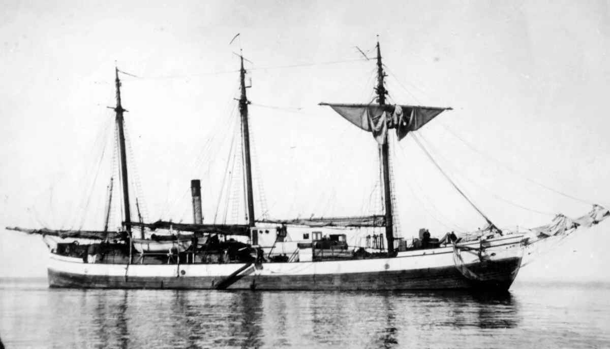 Master mariner and Arctic explorer Joseph-Elzéar Bernier’s most famous ship, the CGS Arctic, at anchor in Pond Inlet, Nunavut, in 1923. (Public Domain)