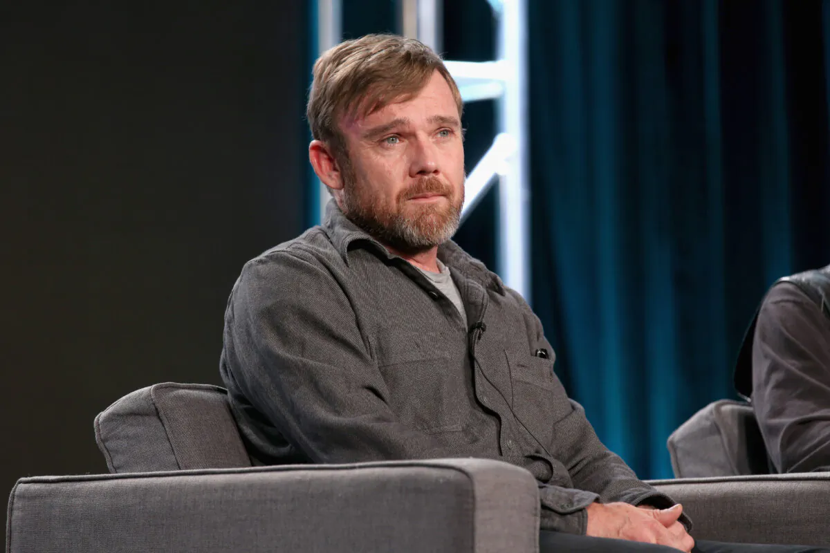 Executive producer Ricky Schroder of 'AUDIENCE Documentaries' speaks onstage during AT&T AUDIENCE Network Presents at 2017 Winter TCA at Langham Hotel in Pasadena, Calif., on Jan. 5, 2017. (Phillip Faraone/Getty Images for DIRECTV)