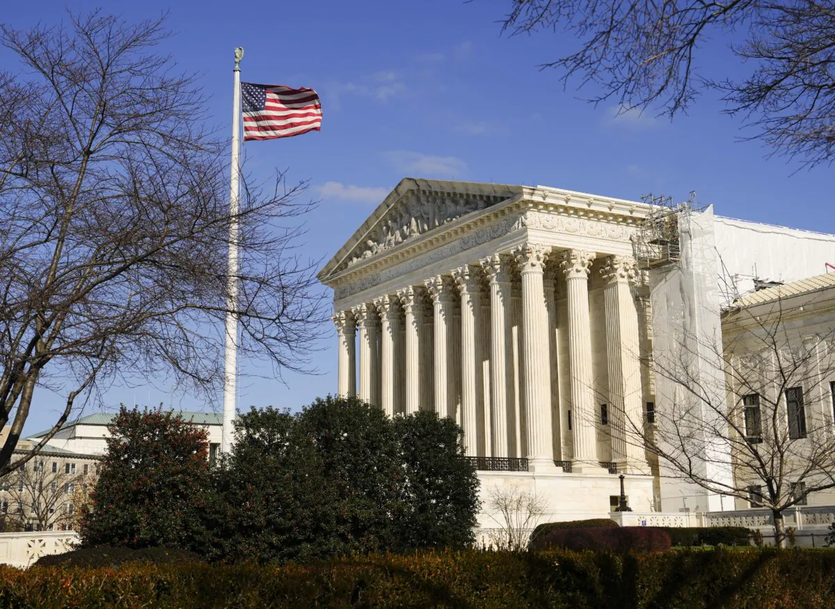 U.S. Supreme Court in Washington on Jan. 2, 2024. (Madalina Vasiliu/The Epoch Times)