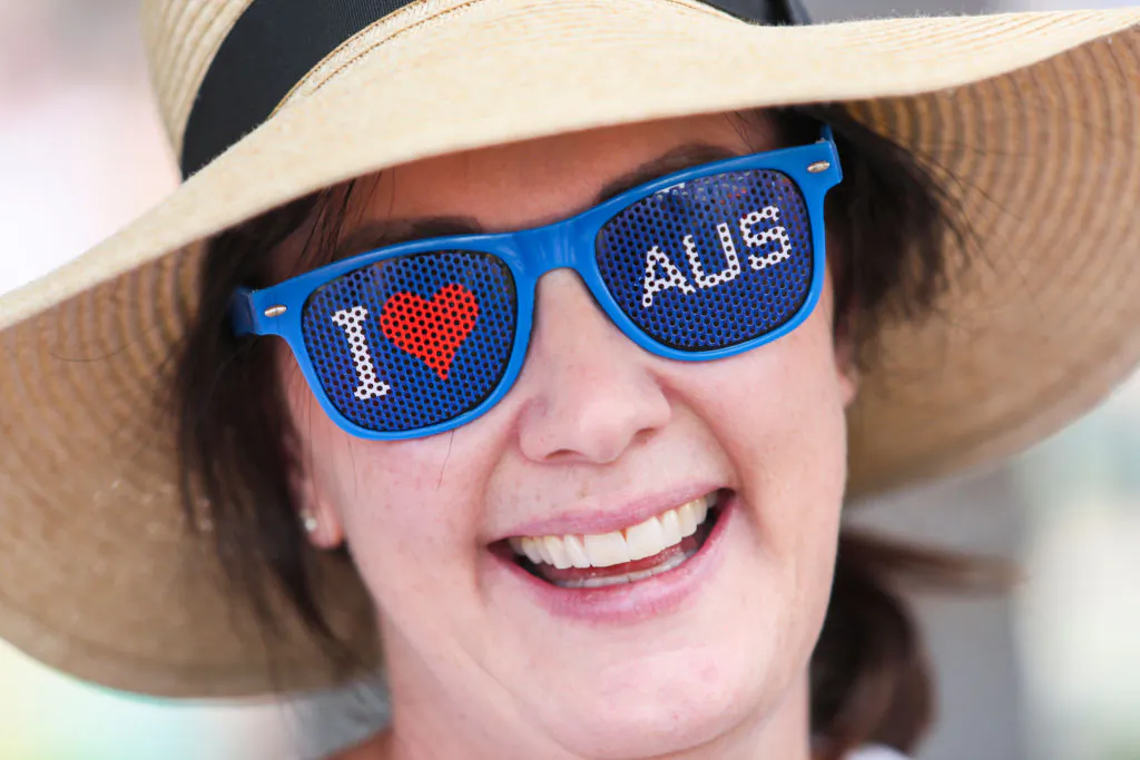 Crowds celebrate Australia Day in Melbourne, Australia, on Jan. 26, 2020. (Wayne Taylor/Getty Images)