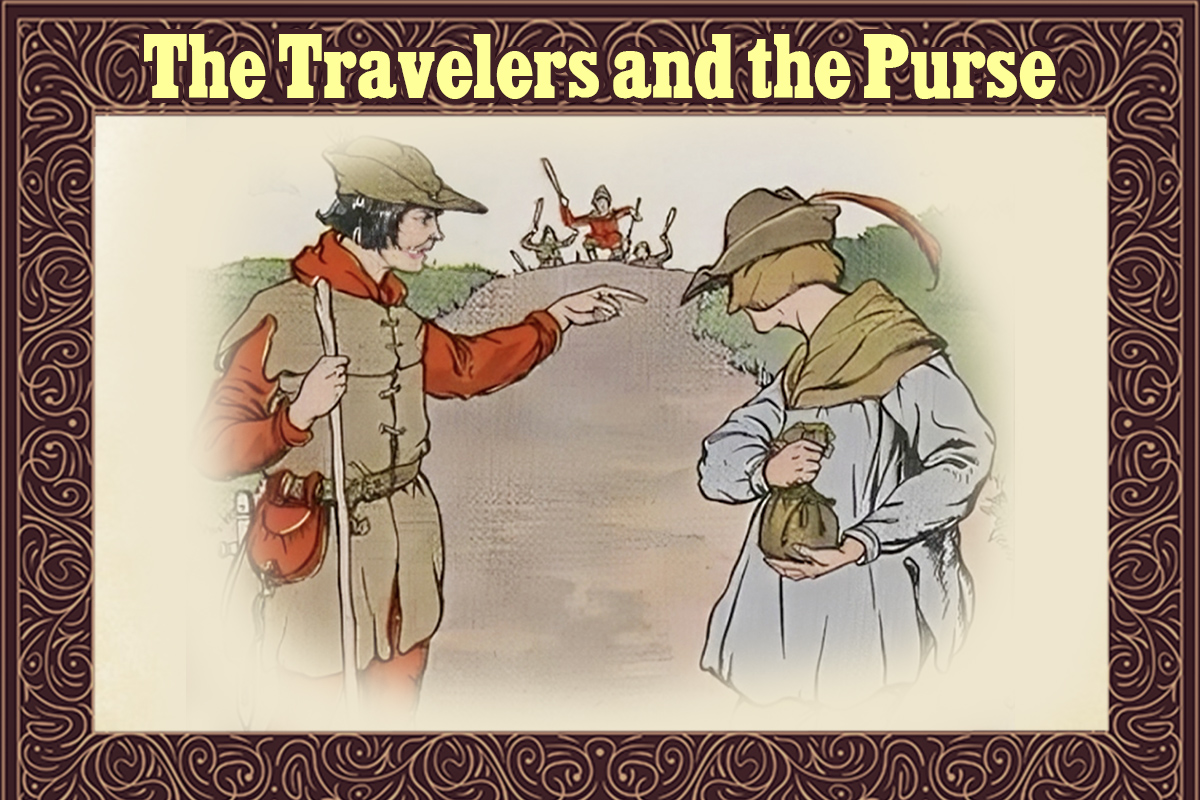 Two Travelers and The Axe (Purse) - Fables of Aesop