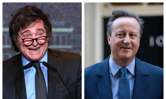 Cameron and Argentina’s Milei ‘Agree to Disagree’ Over Falklands