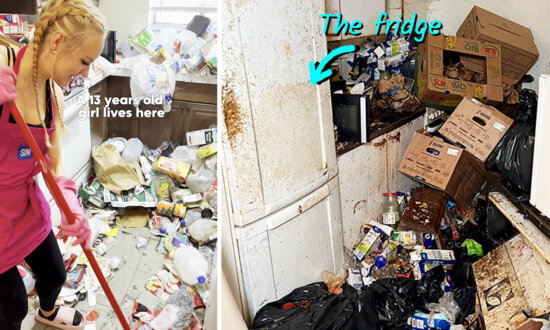 Extreme Cleaner Spends 3 Days Scrubbing Fridge and Kitchen Filled With 4-Year-Old Rotting Food