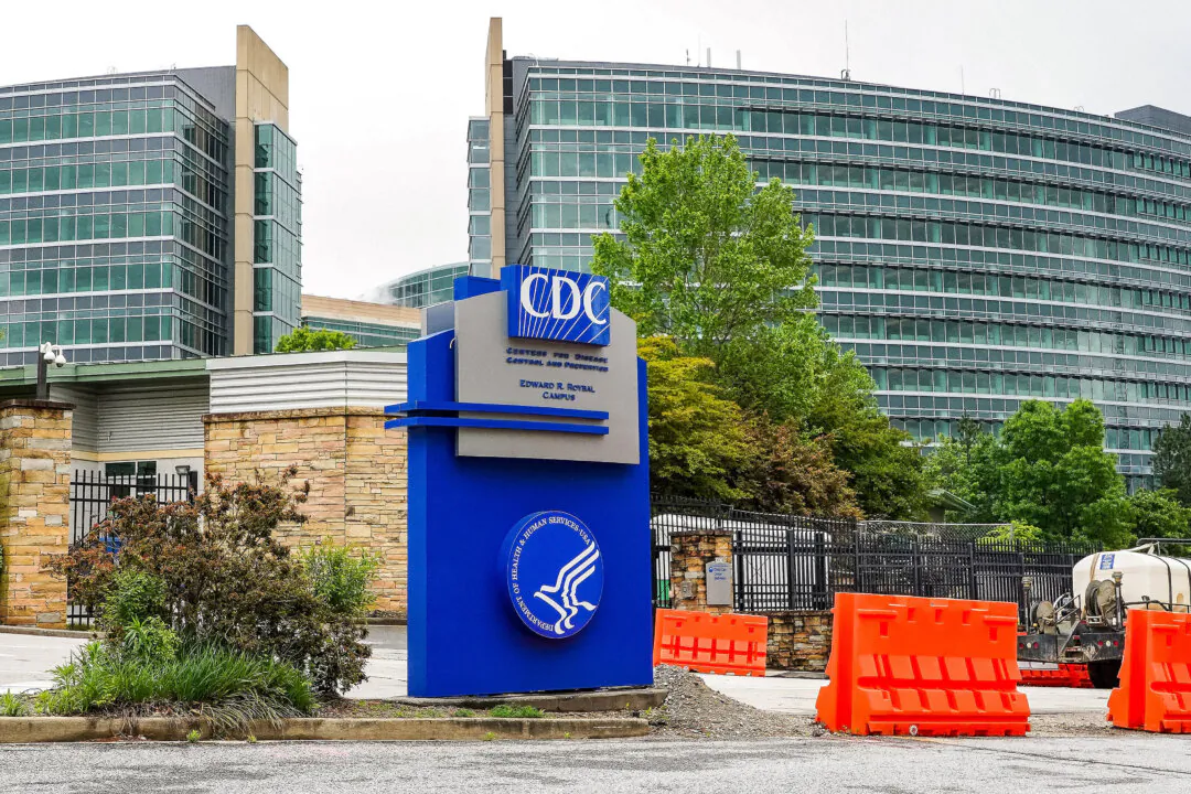 The Centers for Disease Control and Prevention (CDC) headquarters in Atlanta on April 23, 2020. (Tami Chappell/AFP via Getty Images)
