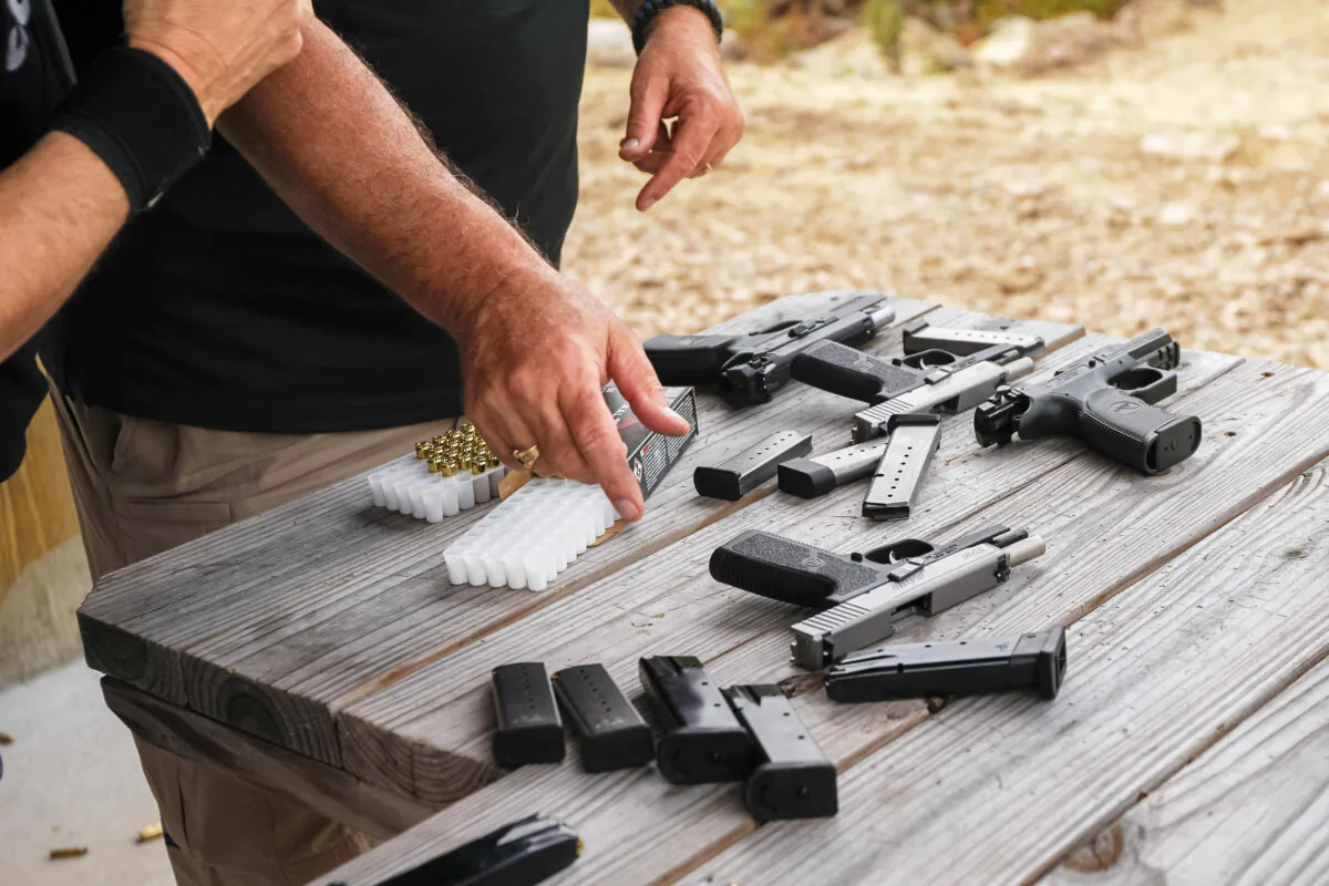 Guns in Pennsylvania in an undated file photograph. (Spencer Platt/Getty Images)
