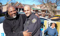Dad Gets Emotional When First Responder Brothers Gift Life-Changing Stairlift to Disabled Son