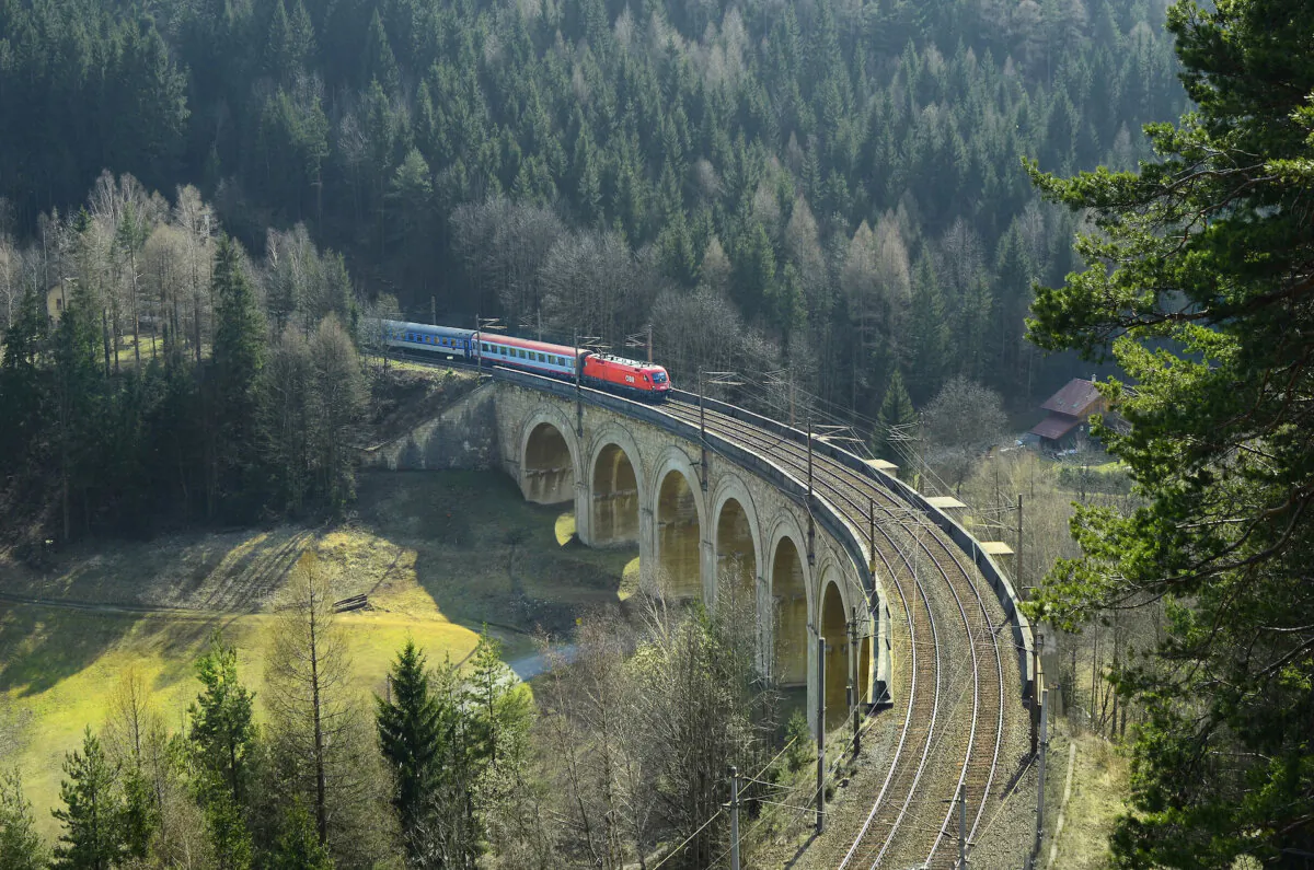 Austria's Semmering railway is Europe's oldest mountain railway. (Fritz Hiersche/Dreamstime/TNS)