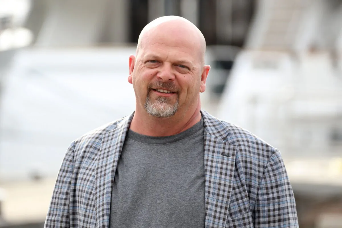 Rick Harrison poses during a photo call for the TV series "Pawn Stars" in Cannes, France, on Oct. 17, 2016. (Valery Hache/AFP via Getty Images)