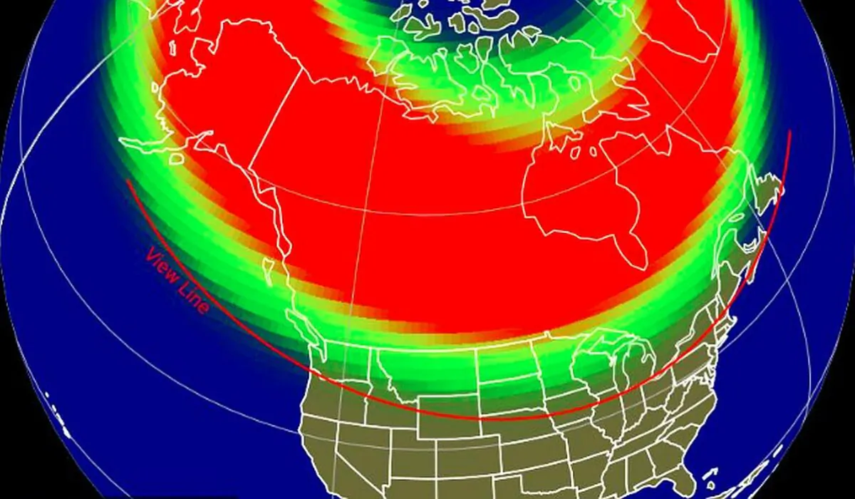 The Space Weather Prediction Center issued a geomagnetic storm watch for Jan. 22 and Jan. 23, 2024. (NOAA Space Weather Prediction Center)