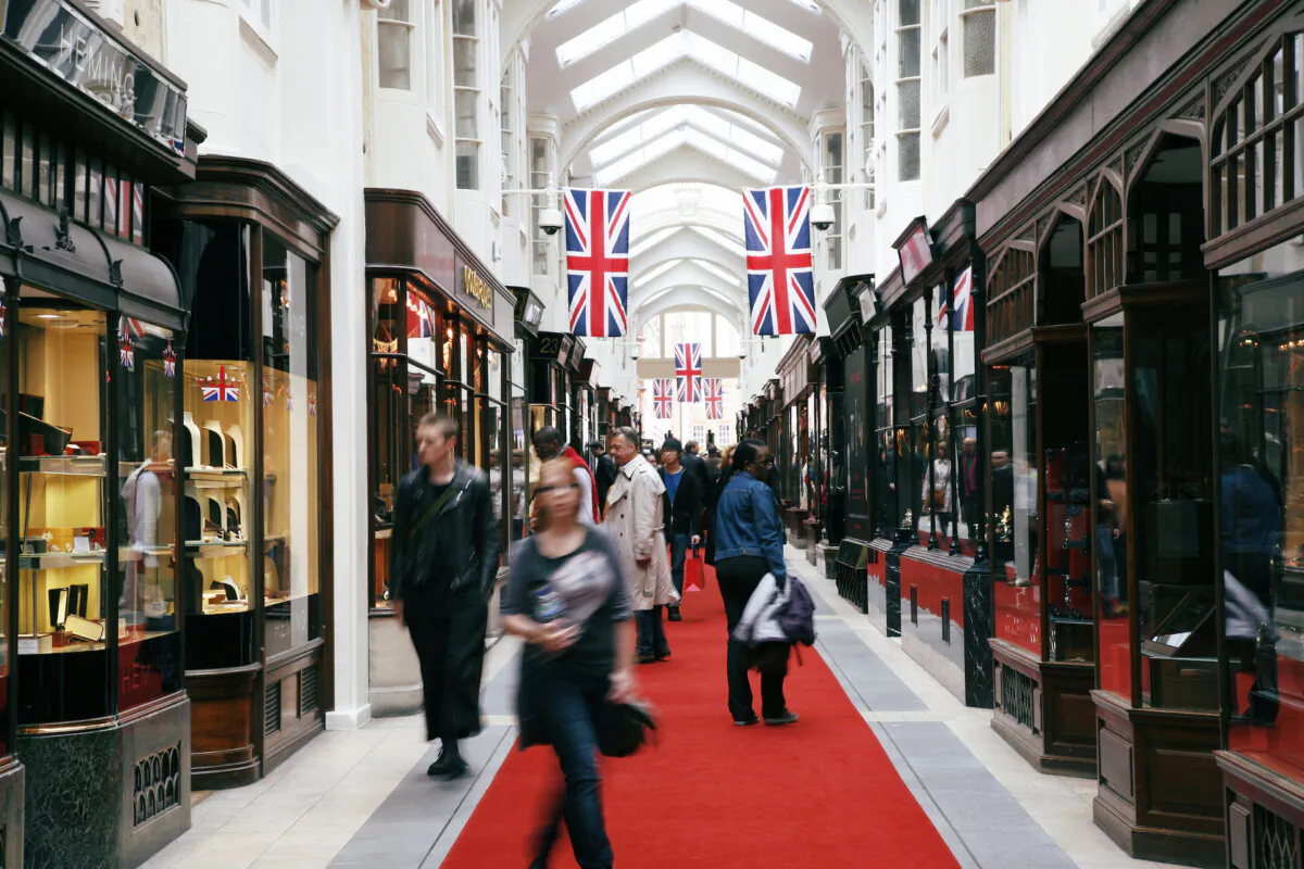 London's Burlington Arcade in 2012. (Dreamstime/TNS)