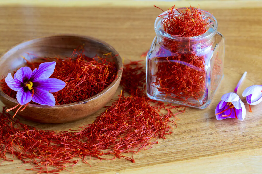 The bright crimson stigma that make up saffron are used in cooking and are a potent medicine. (ZhakYaroslav/Shutterstock)