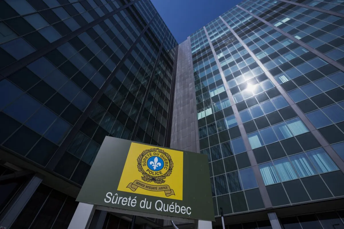 Sûreté du Québec headquarters is seen in Montreal on May 29, 2023. (The Canadian Press/Christinne Muschi)