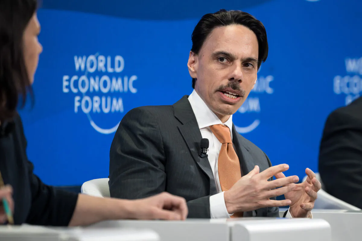 Saudi Arabia Foreign Minister Prince Faisal bin Farhan attends a session during the World Economic Forum annual meeting in Davos. (Fabrice Coffrini/ AFP)