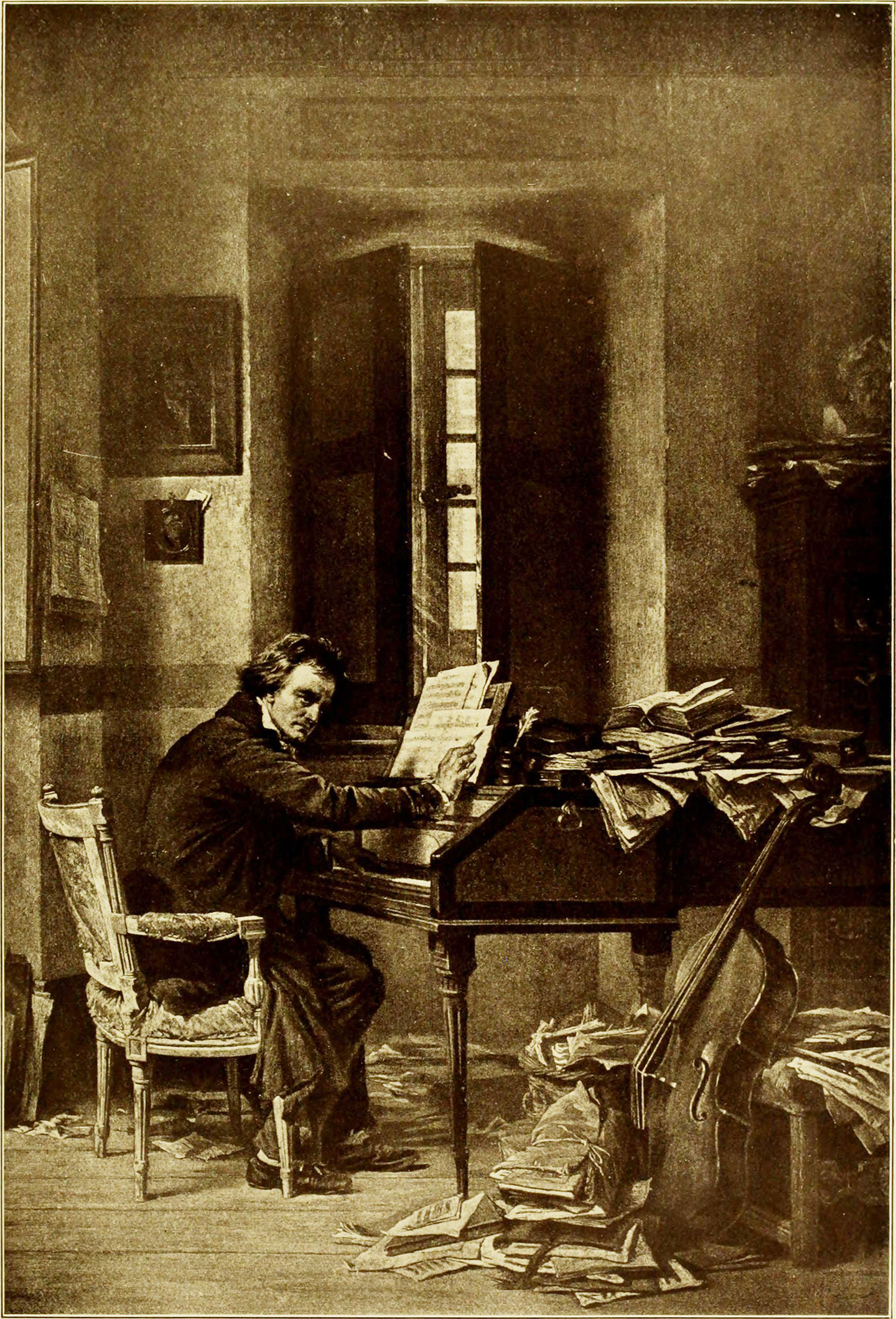 Beethoven in his Study