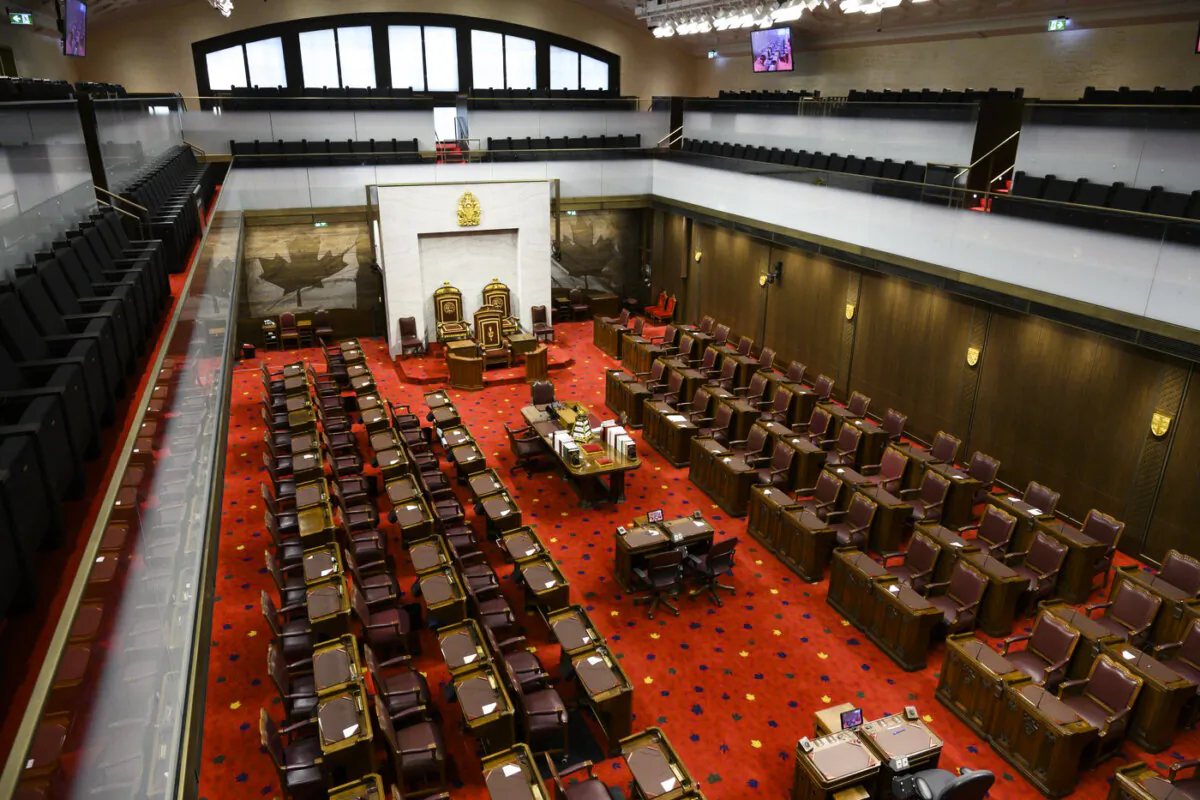 The Senate Chamber in Ottawa in a file photo. (The Canadian Press/Sean Kilpatrick)