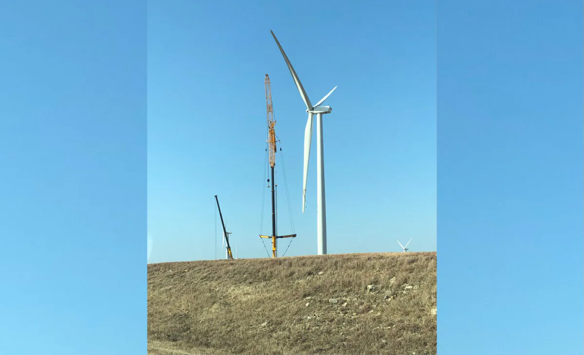 A federal judge is ordering three companies to remove 84 turbines at a wind farm spread across 8,400 acres in Osage County in Oklahoma. (Image courtesy of the Osage Nation)