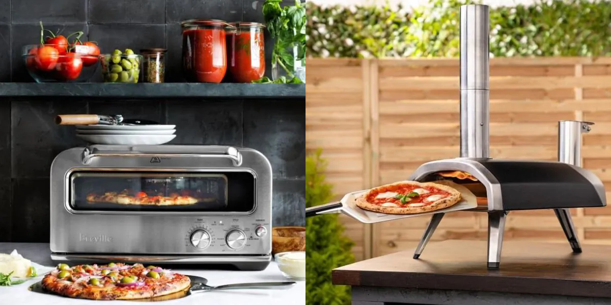 (Left) Breville Smart Oven (Right) Ooni Fyra 12 Oven (Illustration by The Epoch Times, Amazon)