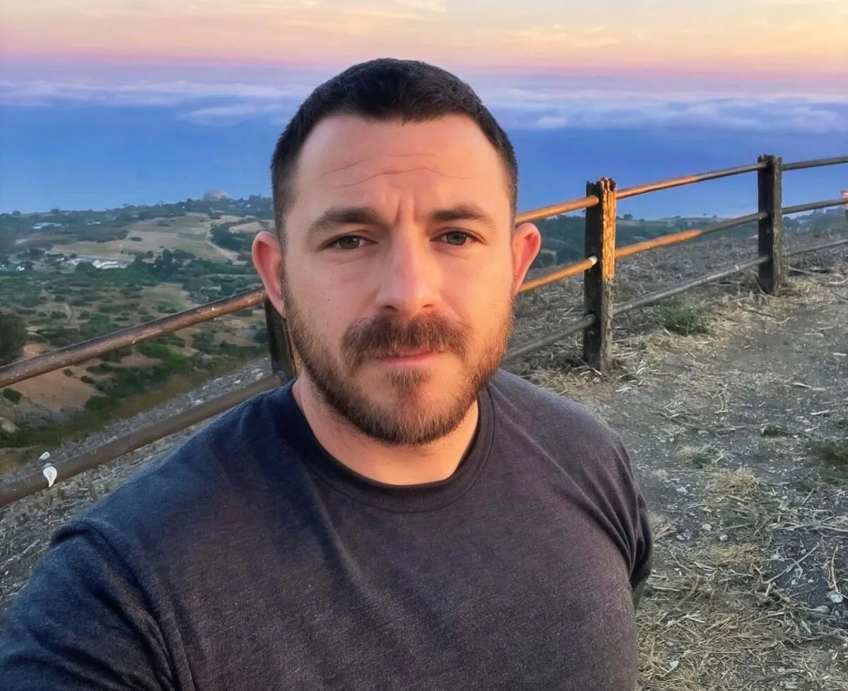 Entertainment marketing consultant Michael Latt, who was fatally shot inside his Los Angeles home on Nov. 27, 2023, poses for a self-portrait at an unknown location. (Courtesy of Sundance Institute via AP)