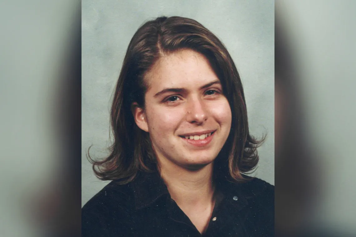 Guylaine Potvin, shown in a Quebec provincial police handout photo, was found dead in her apartment in Jonquière, Que., on April 28, 2000. (The Canadian Press/HO-Surete du Quebec)