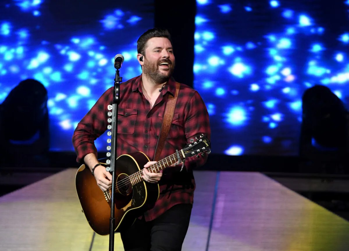 Singer/songwriter Chris Young performs during a stop of the Raised on Country World Tour 2019 at MGM Grand Garden Arena in Las Vegas on Aug. 17, 2019. (Ethan Miller/Getty Images)