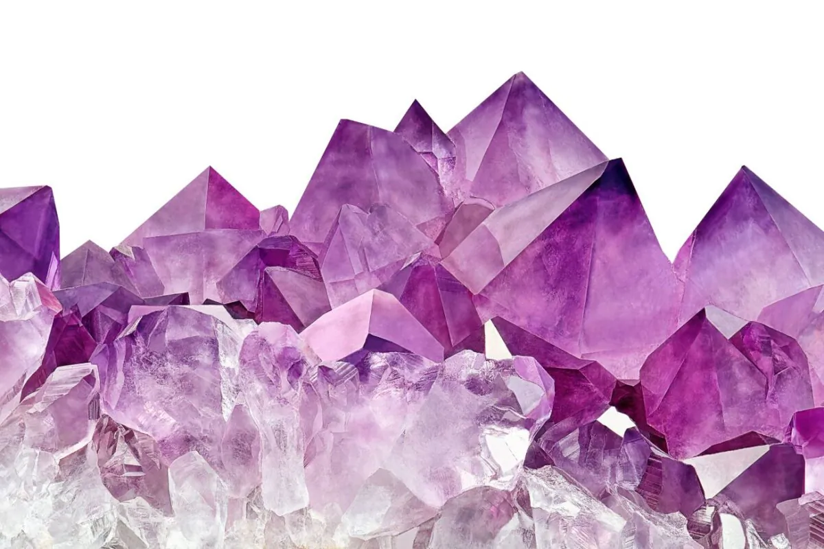 Amethyst crystals are an important symbol in the painting "Allegory of a Virgin." (Sebastian Janicki/Shutterstock)