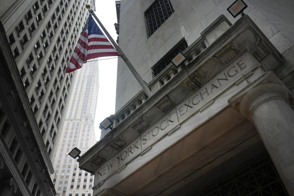 The New York Stock Exchange in New York on Jan. 23, 2024. (Seth Wenig/AP Photo)