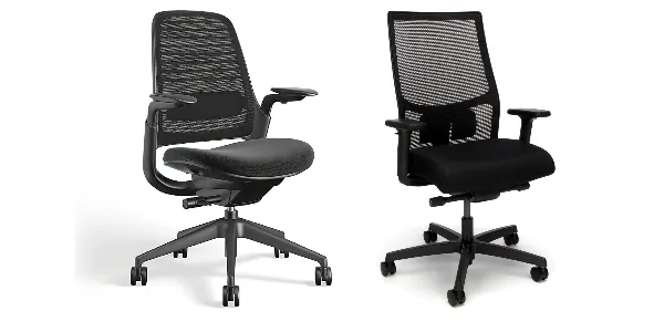 Steelcase Series 1 Office Chair (Right) HON Ignition 2.0 (Illustration by The Epoch Times, Amazon)
