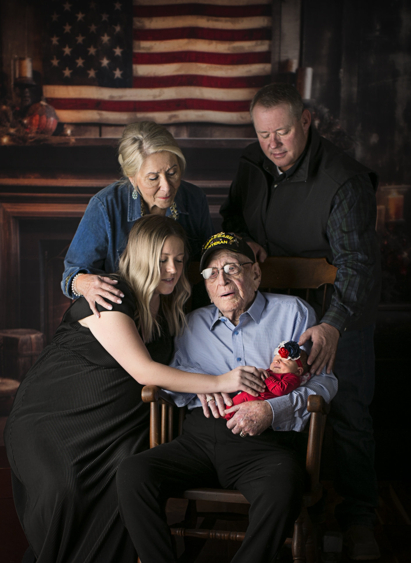All five generations in one picture.