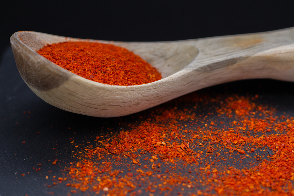 Espelette peppers are usually sold in a dry powdered form. (AventuraSur.photo/Shutterstock)