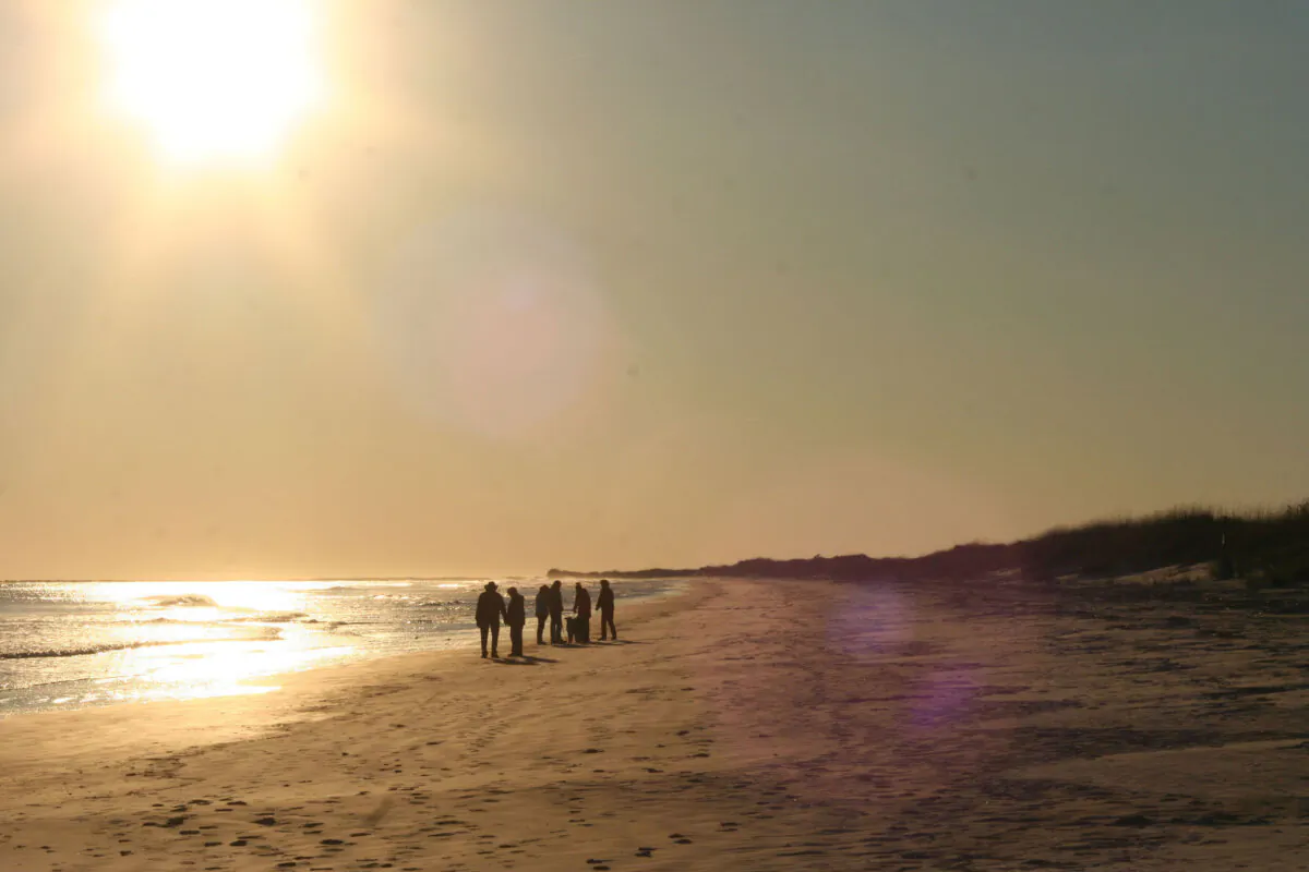 On Sunset Beach in the Brunswick Islands, sunsets are incredible with golden light. Brunswick Islands run east and west, and in the fall and winter, the sun tilts so that visitors are uniquely afforded sunrises and sunsets over the water. (Mary Ann Anderson/TNS)