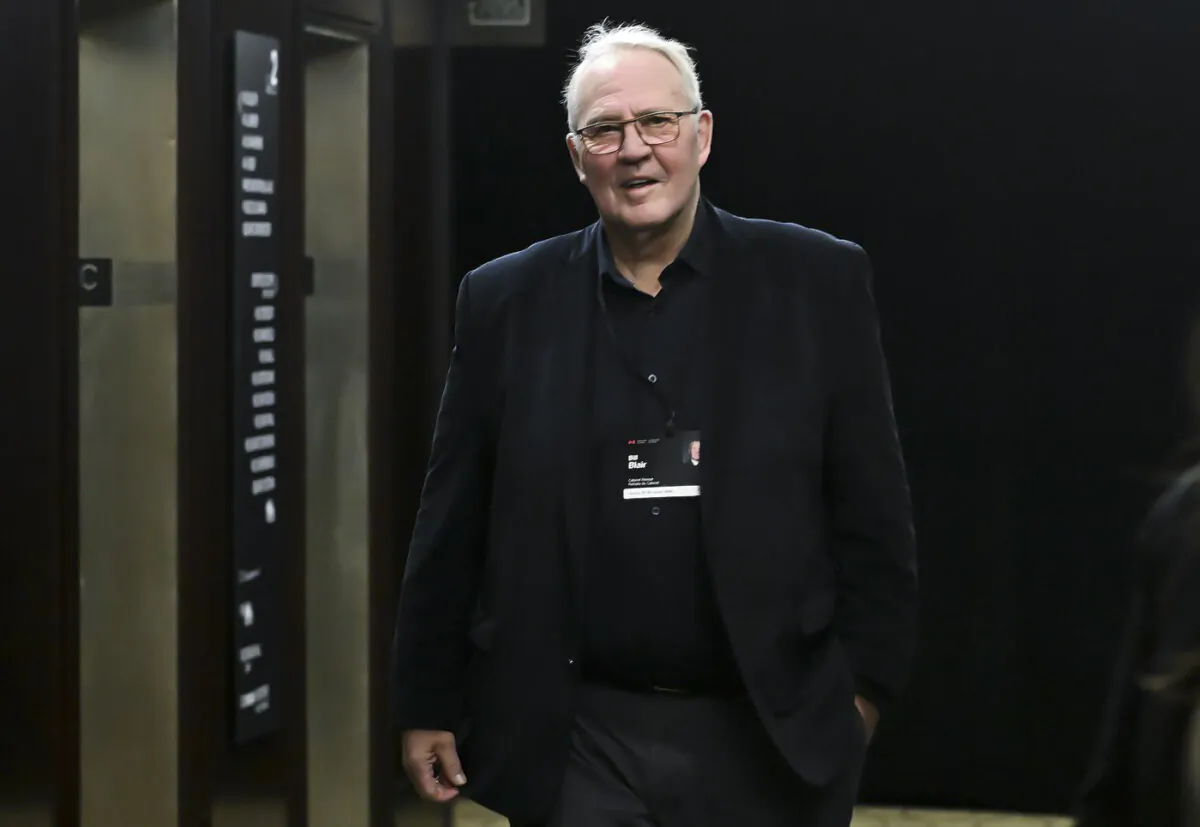 Defence Minister Bill Blair arrives for a Liberal cabinet retreat in Montreal, on Jan. 21, 2024. (The Canadian Press/Graham Hughes)