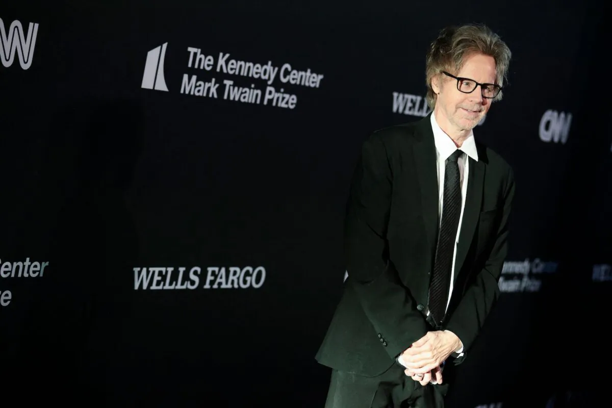 U.S. comedian Dana Carvey arrives for the 24th Annual Mark Twain Prize for American Humor at the John F. Kennedy Center for the Performing Arts in Washington on March 19, 2023. (Oliver Contreras/AFP via Getty Images)