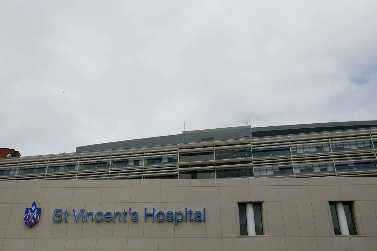 A general view of St Vincent's Hospital in Sydney, Australia, on Nov. 26, 2014. (Joosep Martinson/Getty Images)