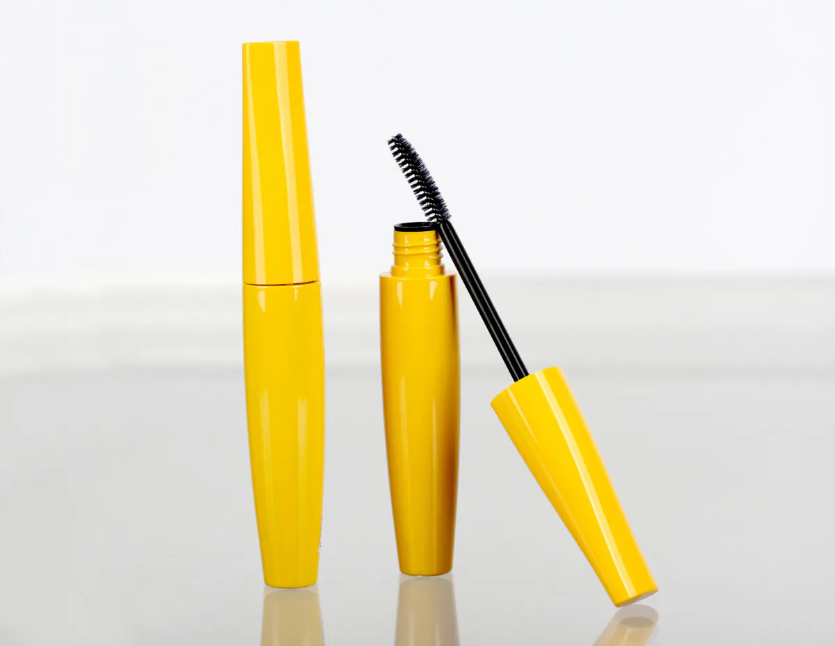 For mascara that has already dried out or clumped, try this: Close it tightly and set the tube in a cup of hot water for a few minutes to soften and revitalize the product. (AMOGE/Shutterstock)