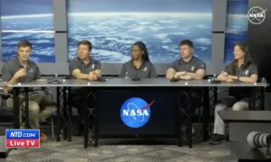 Crew-8 Astronauts Hold News Conference After Mission