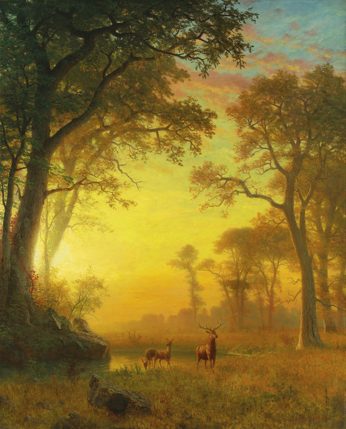 landscape by Bierstadt