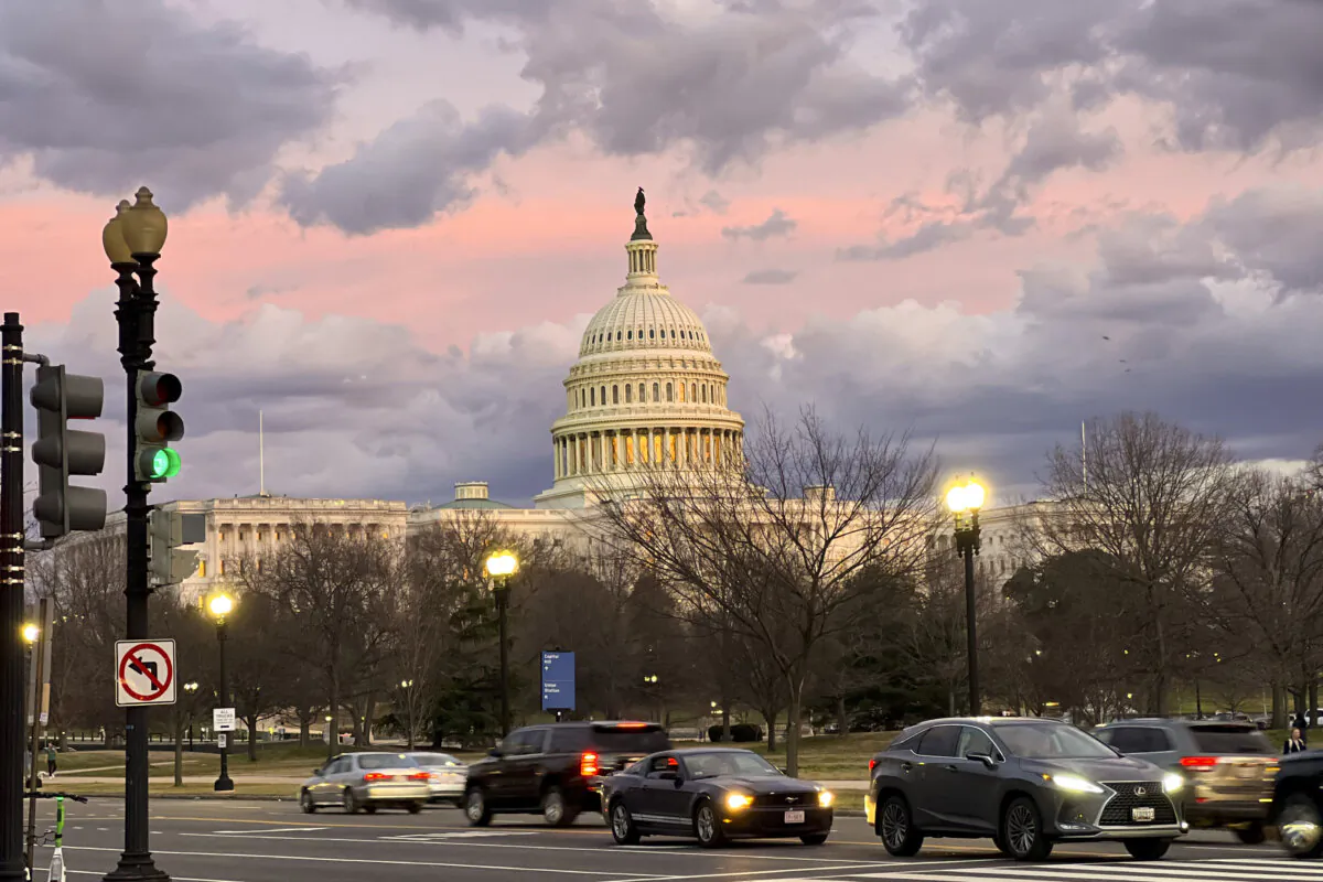 The U.S. Capitol building in Washington on Jan. 26, 2024. (Madalina Vasiliu/The Epoch Times)