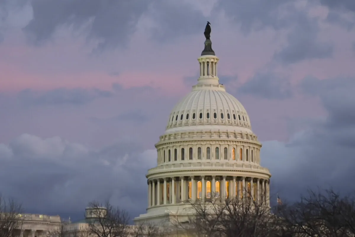 The U.S. Capitol building in Washington on Jan. 26, 2024. (Madalina Vasiliu/The Epoch Times)