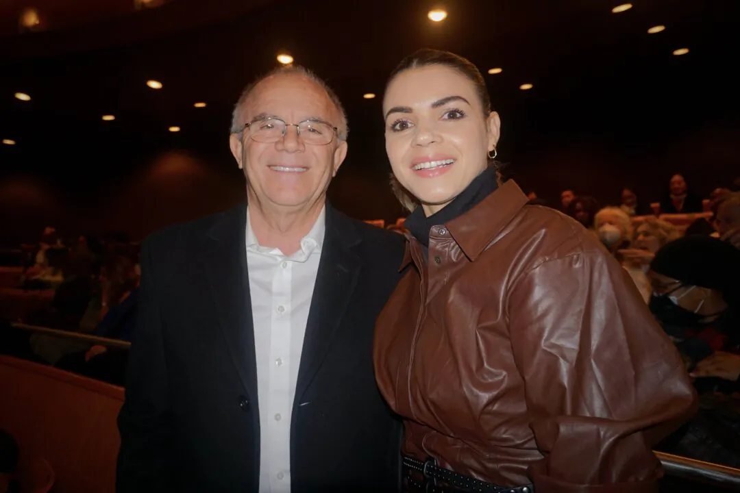 Danny and Adriana Chambers attended Shen Yun Performing Arts at the Cannon Center for the Performing Arts in Memphis, Tennessee, on Jan. 27, 2024. (Yeawen Hung/The Epoch Times)