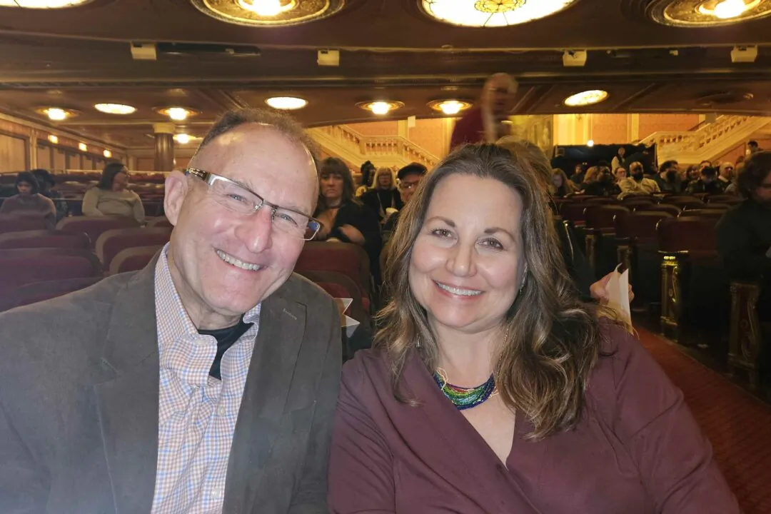 John and Joanne Paganini enjoyed Shen Yun's evening performance at the State Theatre at Playhouse Square on Jan. 27, 2024. (Charlie Lu /The Epoch Times)