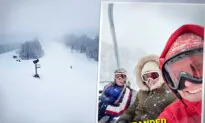 Family on Ski Trip Get Stranded in Blizzard on Mountain—Until Ski Shop Opens Doors to 30 Skiers