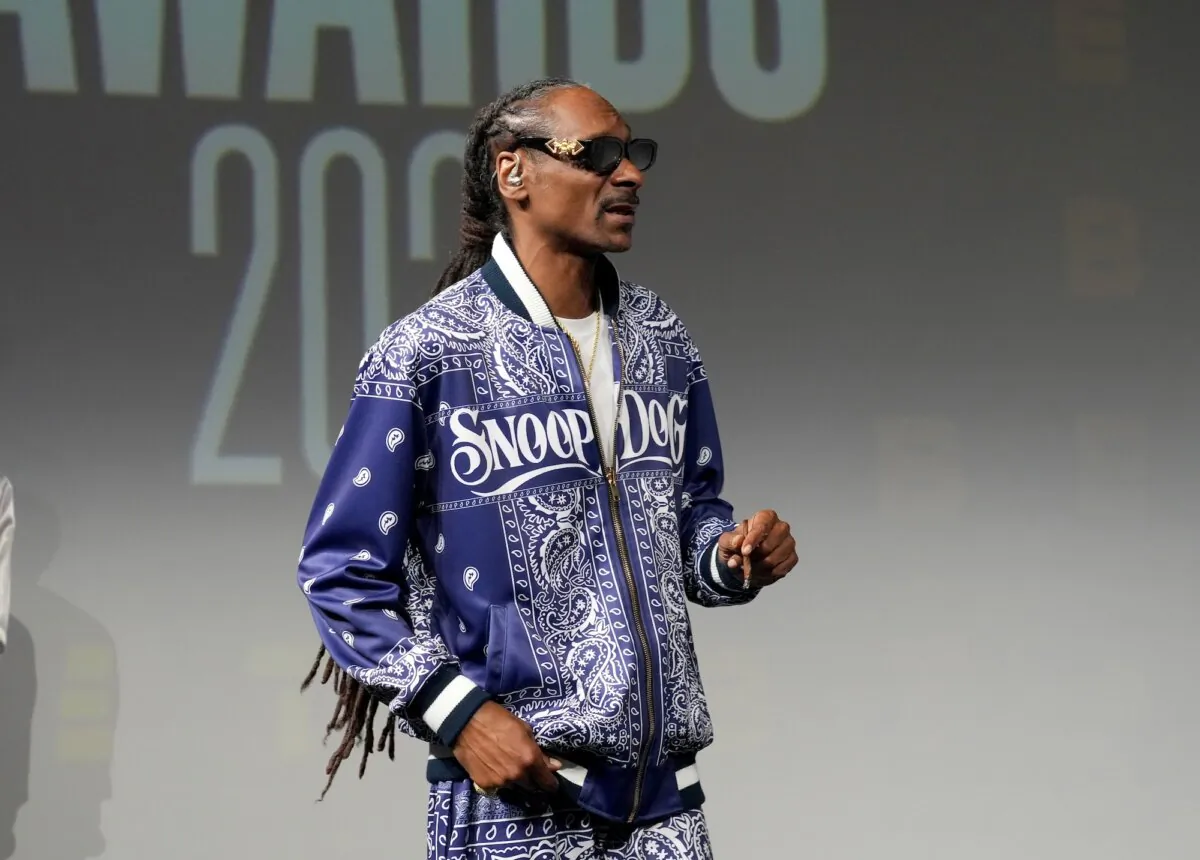 Snoop Dogg performs onstage in Los Angeles, Calif., on June 24, 2023. (Bennett Raglin/Getty Images for BET)