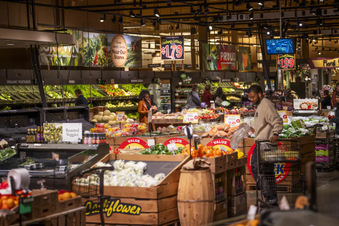 A grocery store in Columbia, Md., on Jan. 7, 2024. (Madalina Vasiliu/The Epoch Times)