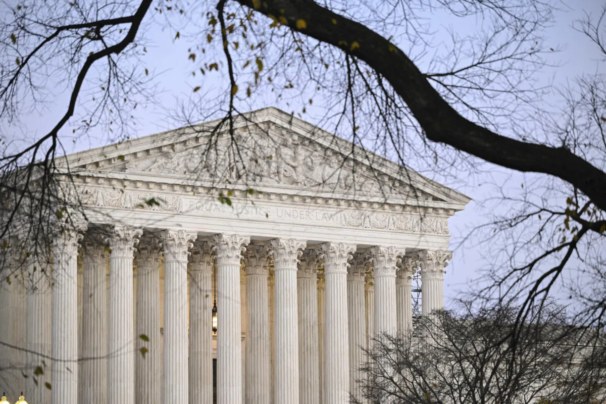 The U.S. Supreme Court in Washington on Nov. 13, 2023. (Mandel Ngan/AFP via Getty Images)