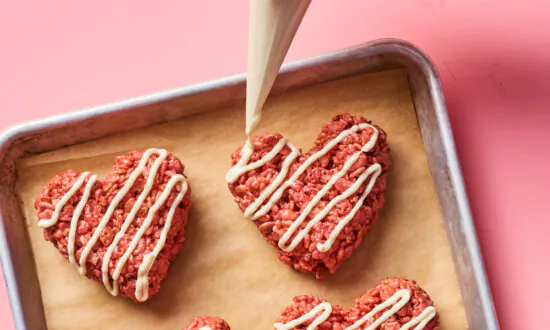 Classic Homemade Rice Krispies Treats Get a Valentine’s Day Makeover