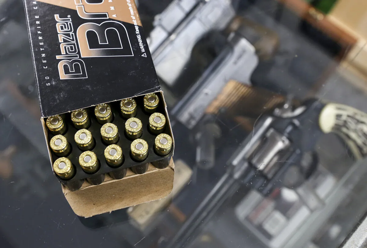 Ammunition in a store in California in a file illustration. (Justin Sullivan/Getty Images)
