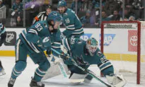 Blackwood Makes 32 Saves, Sharks Blank Kraken 2–0